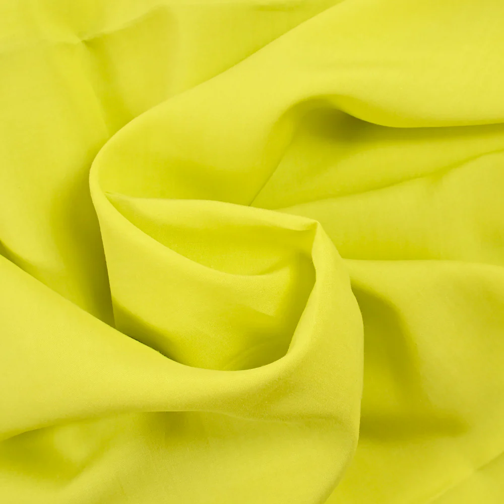 Viscose unie jaune anis - Image 2