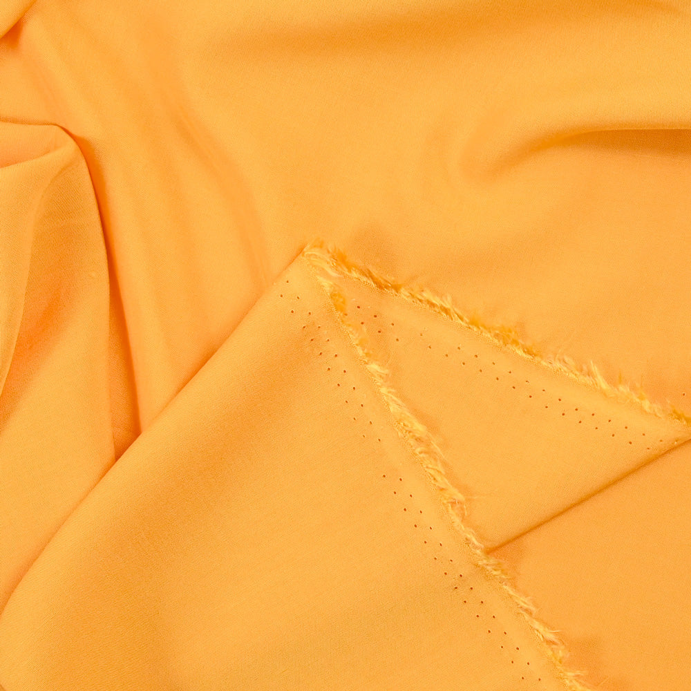Viscose unie safran - Image 4