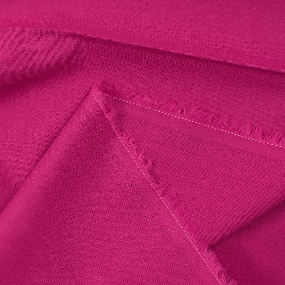Voile de coton Alicia rose fuchsia - Image 3