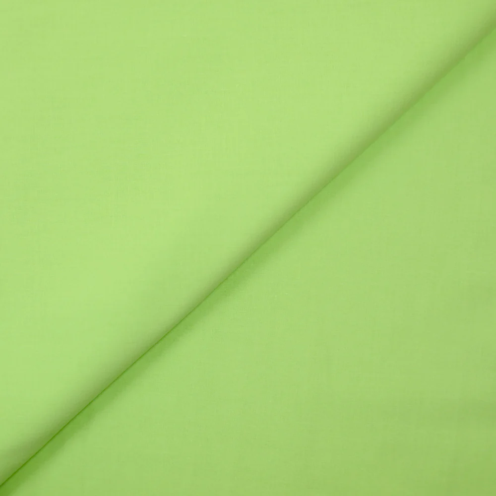 Voile de coton Alicia vert pomme