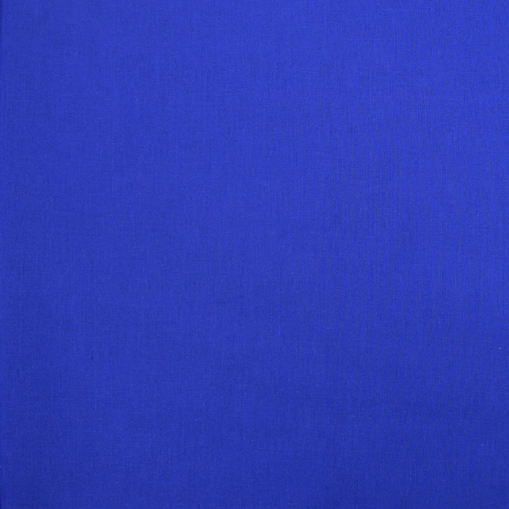Voile de coton bleu roi - Image 3