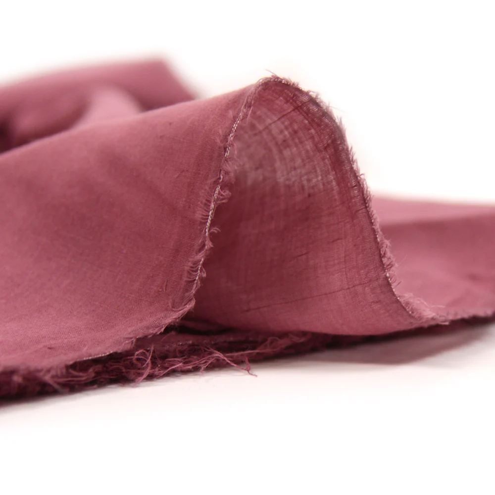 Voile de coton bois de rose - Image 4