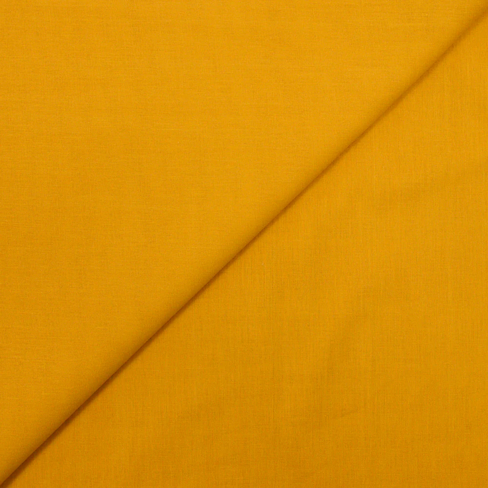 Voile de coton moutarde