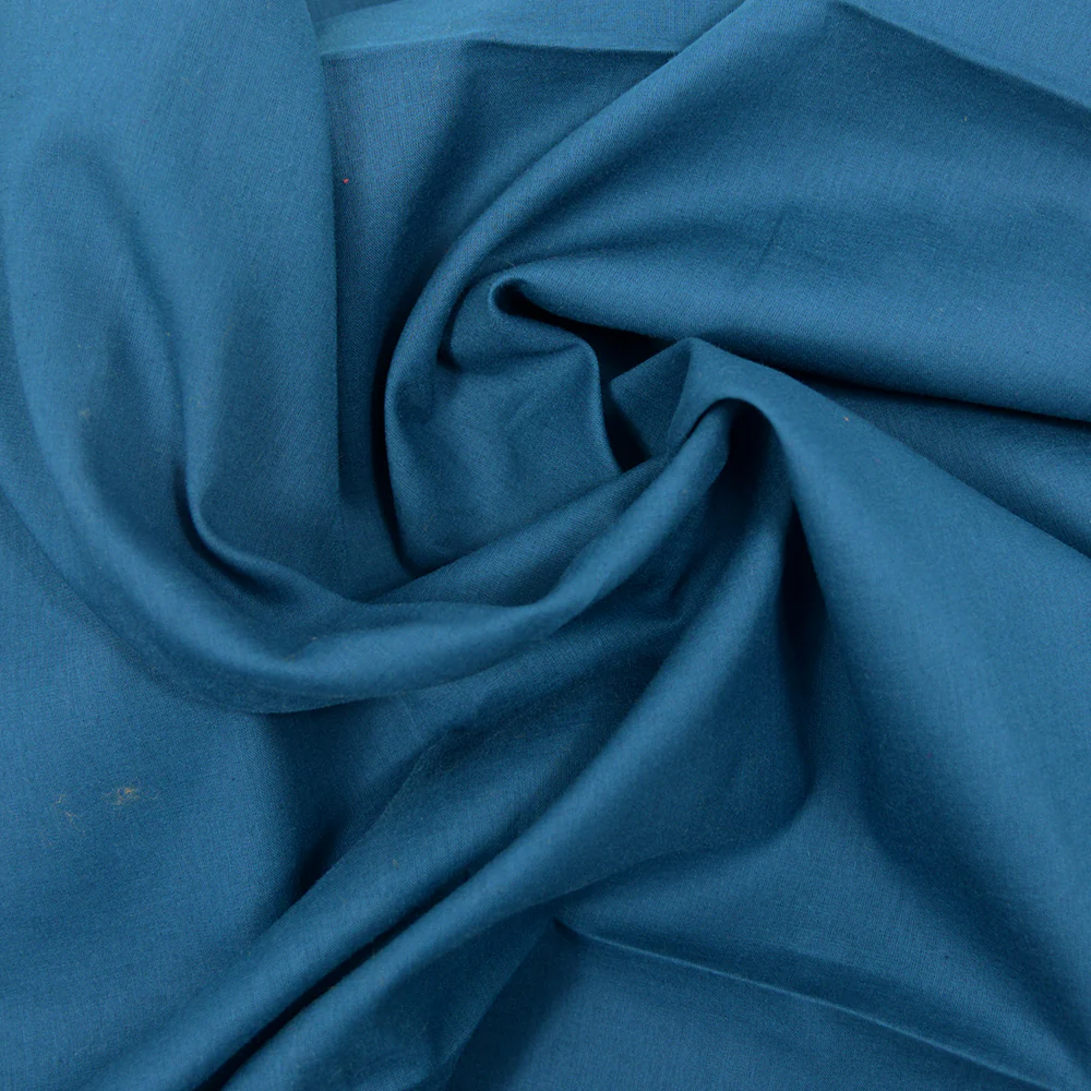 Voile de coton pétrole - Image 2
