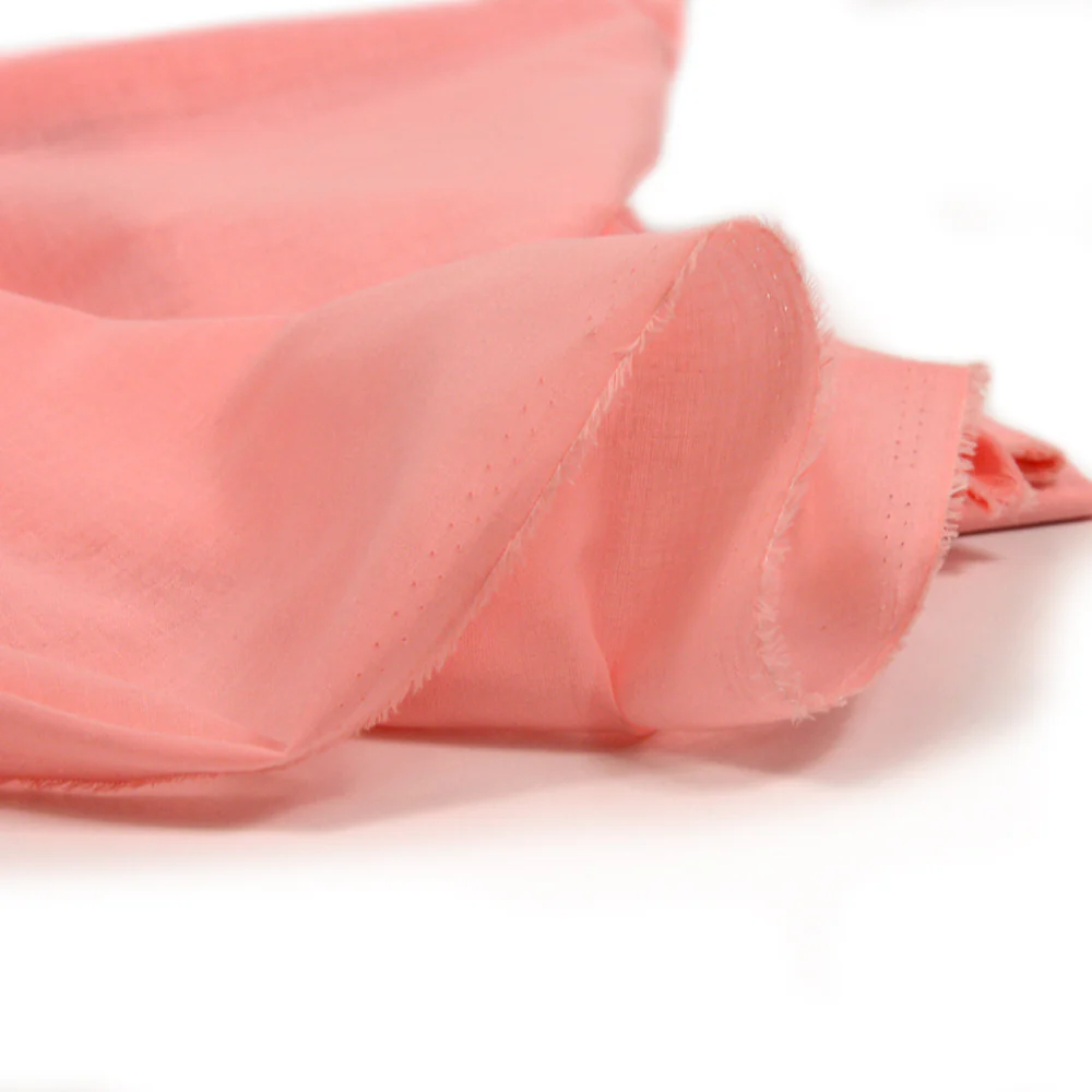 Voile de coton rose - Image 4