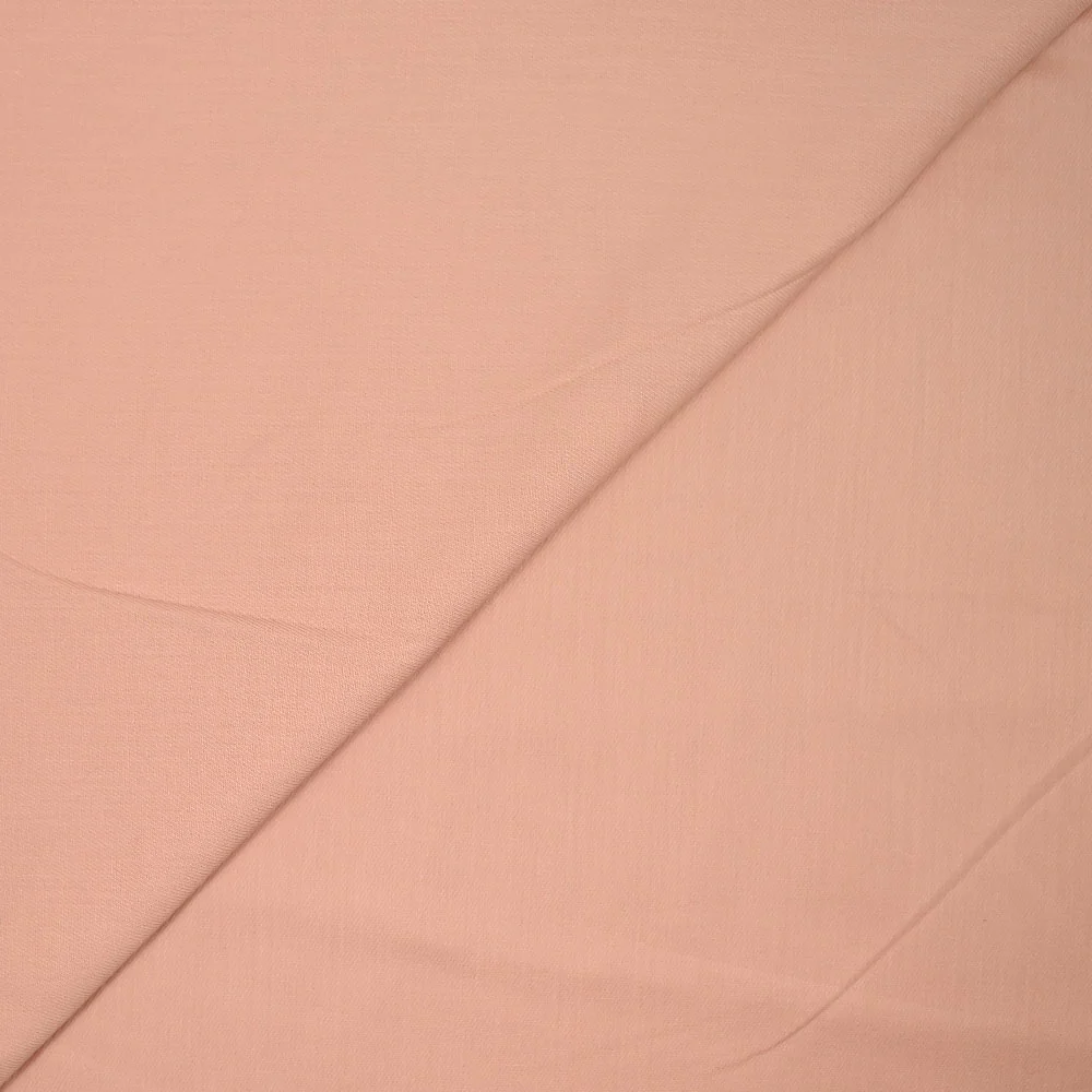 Voile de coton sergé rose blush