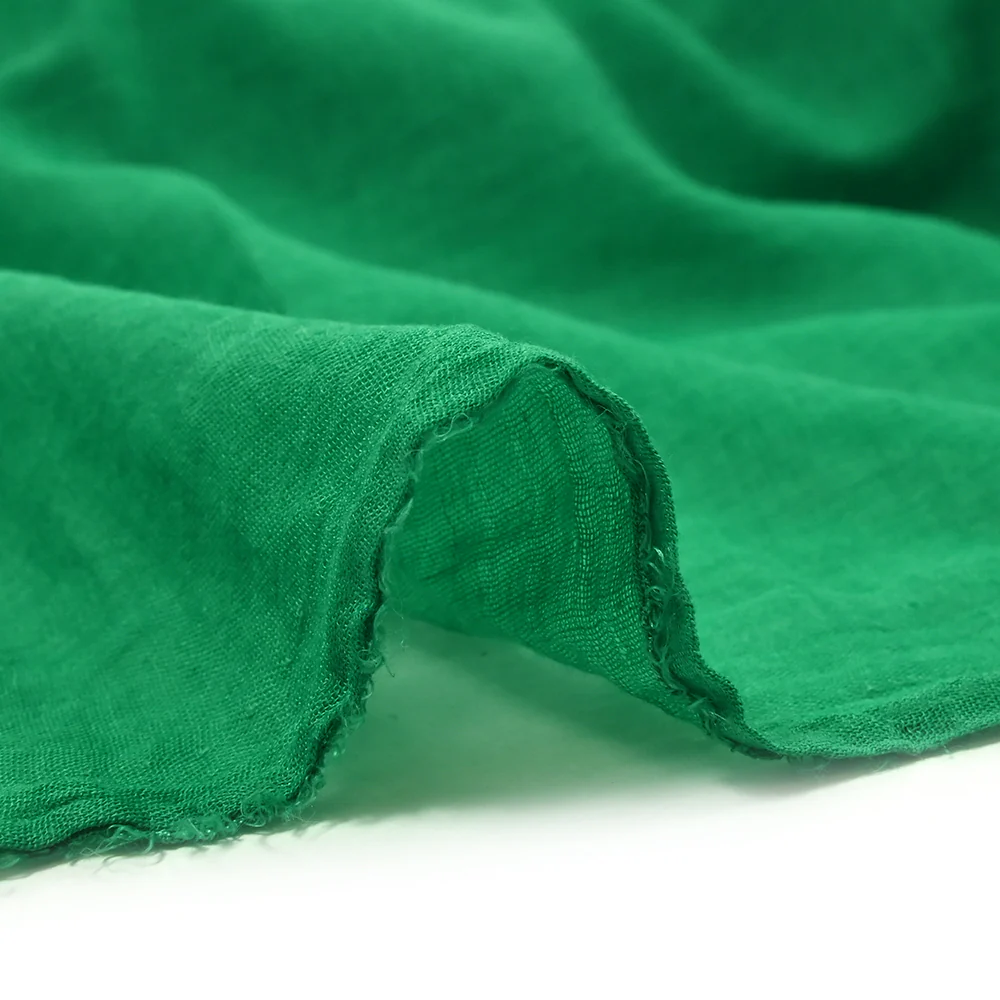 Voile de polycoton Vicky vert sirop - Image 8