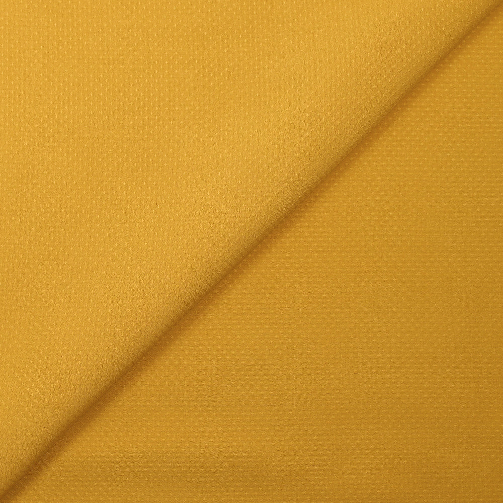 Voile de viscose jacquard satiné Sana jaune