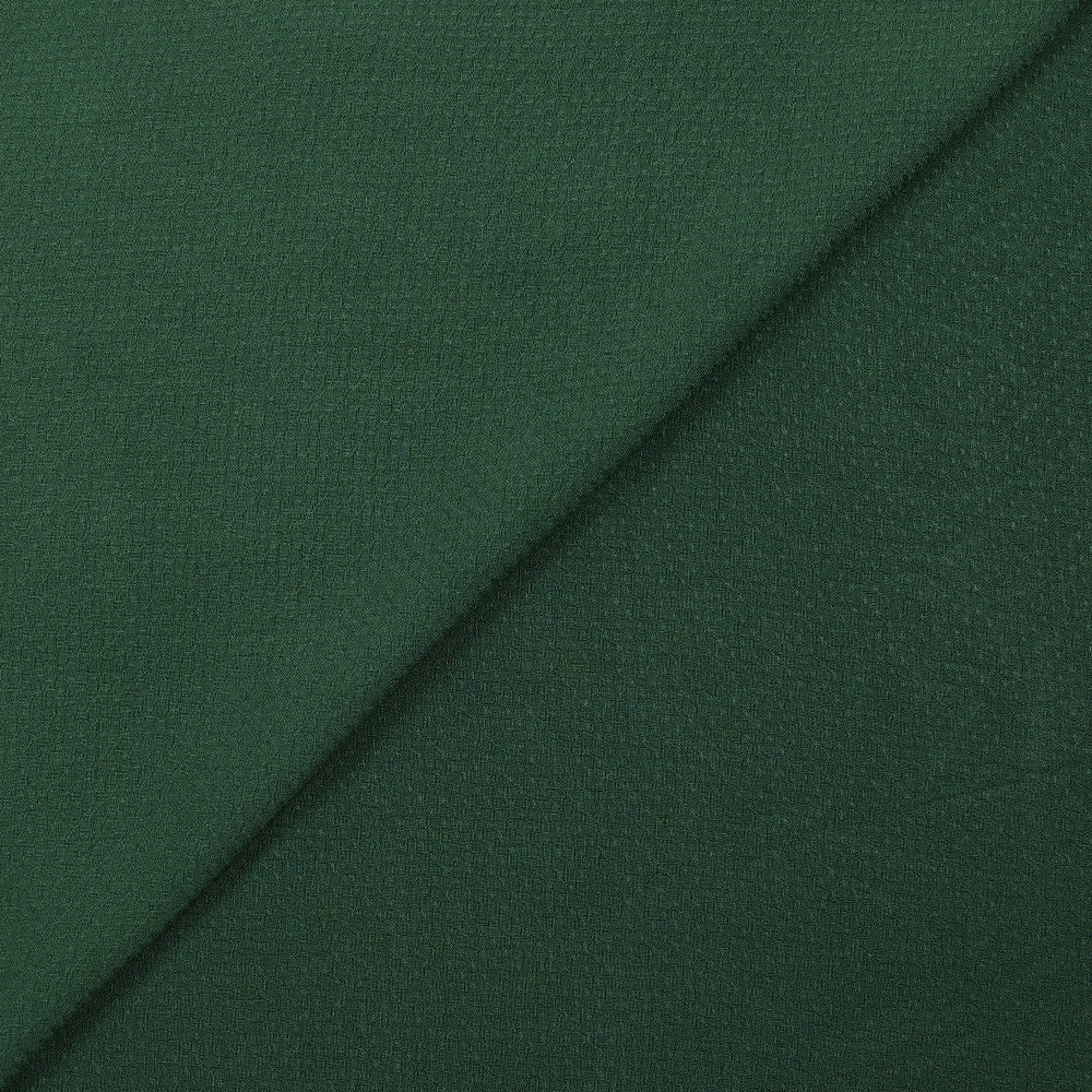 Voile de viscose jacquard satinĂ© Sana vert forĂȘt