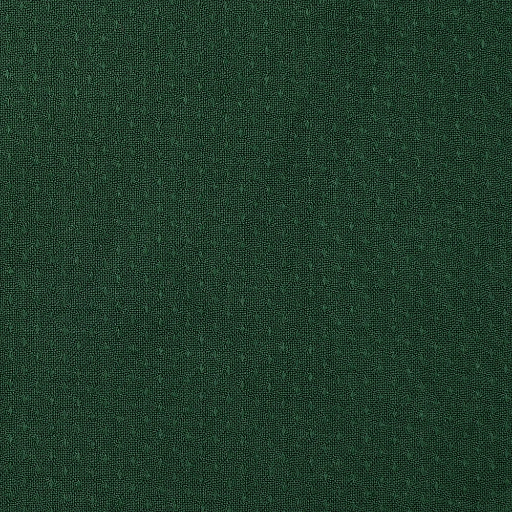 Voile de viscose jacquard satinĂ© Sana vert forĂȘt - Image 4