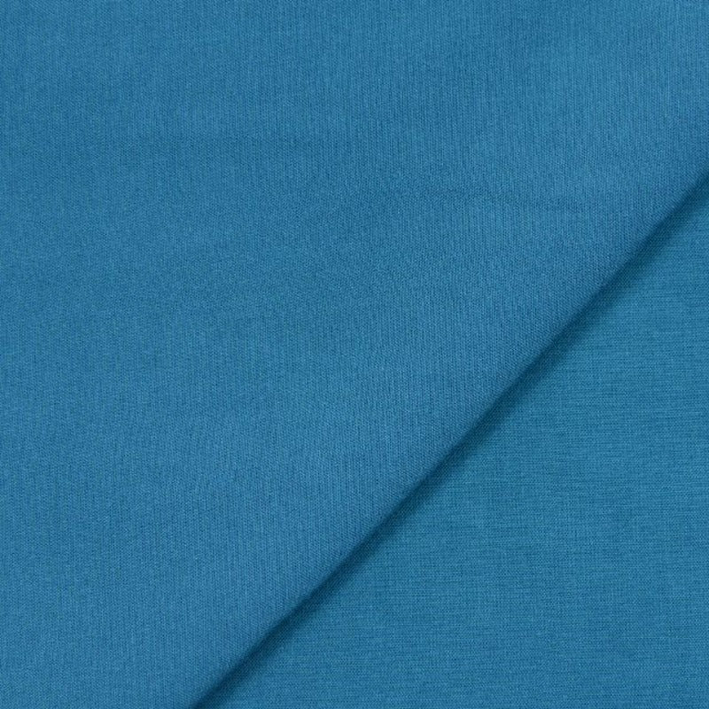 Voile viscose bleu pétrole