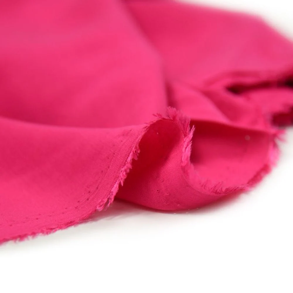 Voile viscose fuchsia - Image 4