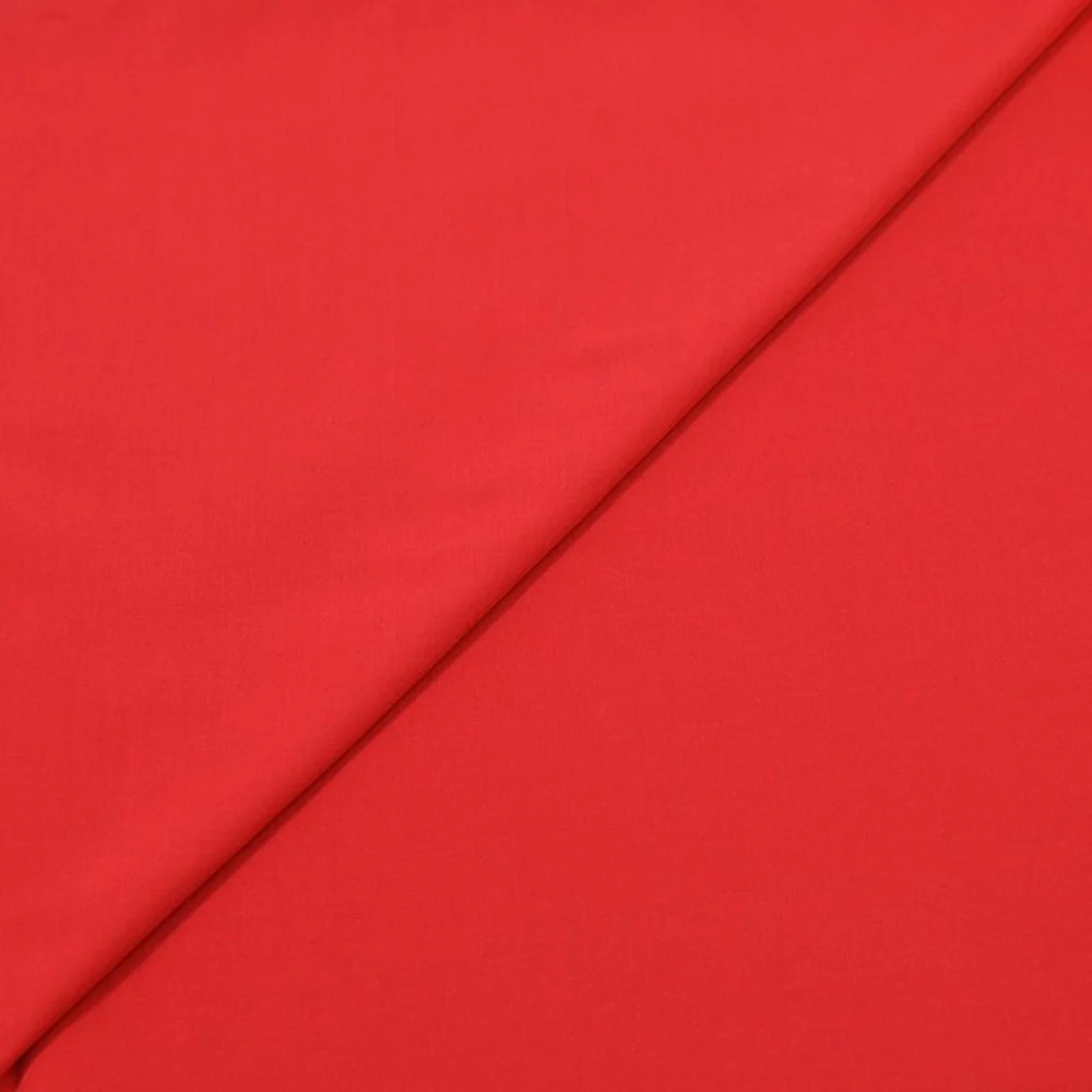 Voile viscose rouge