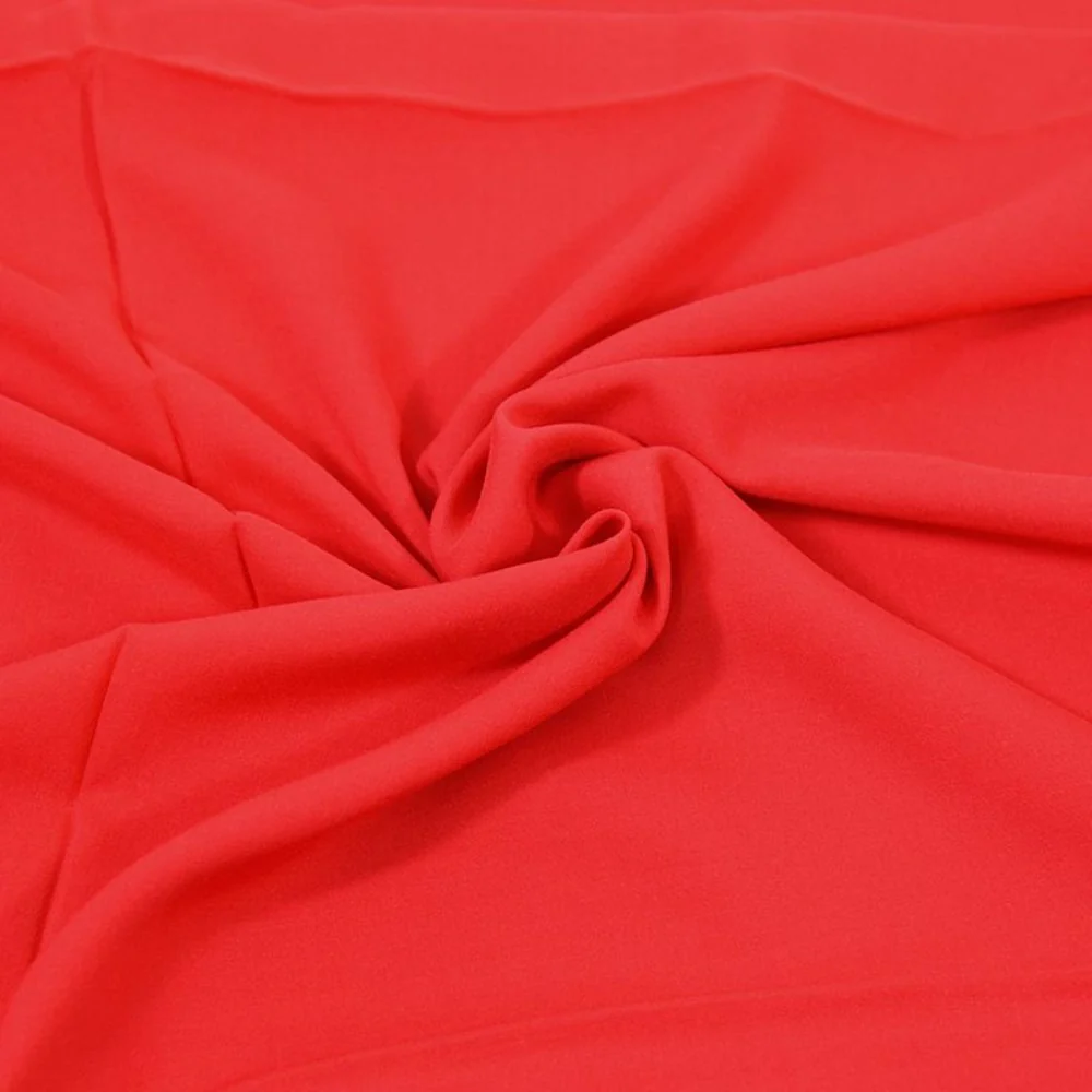 Voile viscose rouge - Image 2