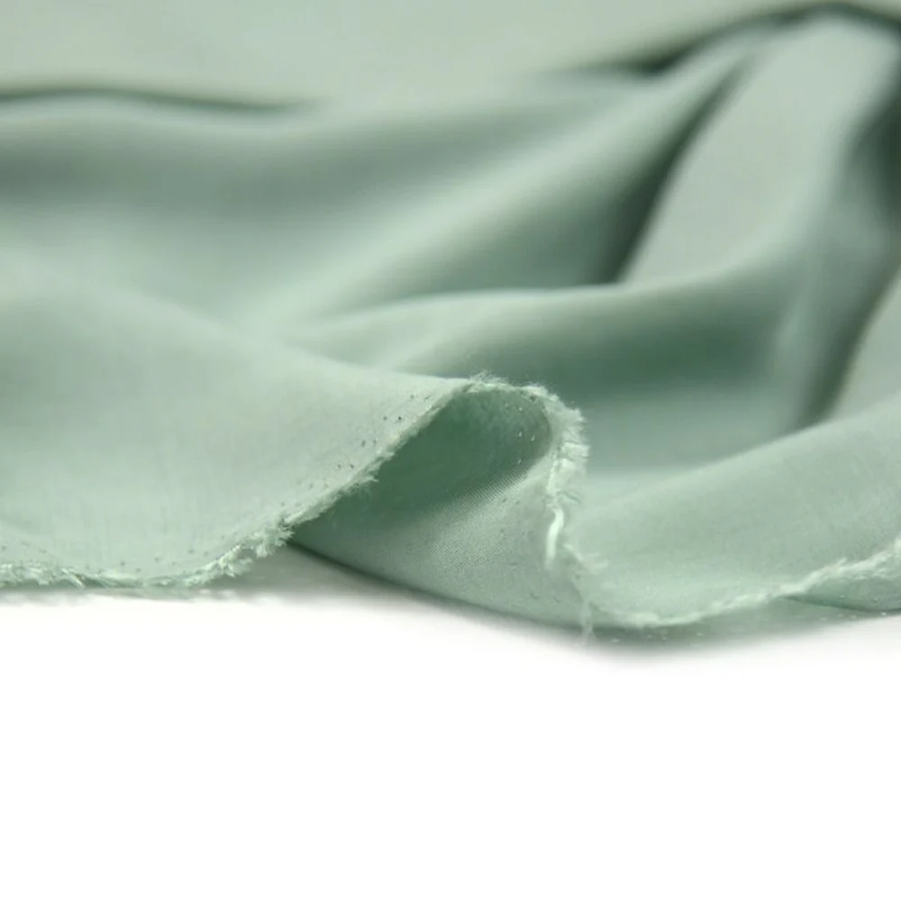 Voile viscose vert-de-gris - Image 4
